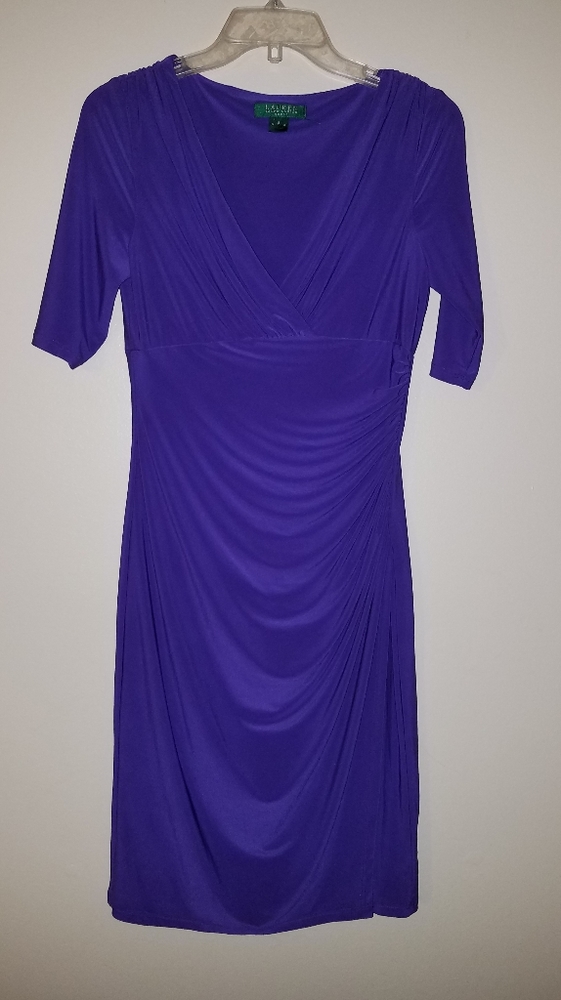 Beautiful Deep Purple Ralph Lauren Dress 6